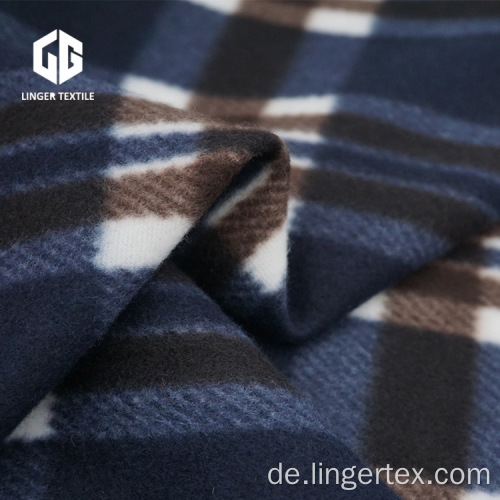 Polyester Soft Wool Feel Gebürstetes Polar Fleece